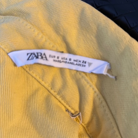 Zara yellow jean jacket size small - Picture 6 of 6